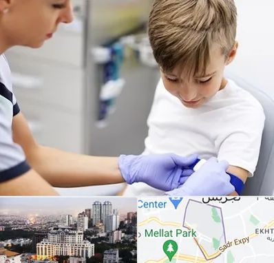 آزمایشگاه مخصوص کودکان در الهیه 