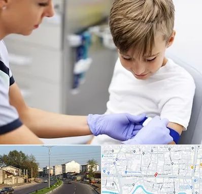 آزمایشگاه مخصوص کودکان در ضیابری رشت