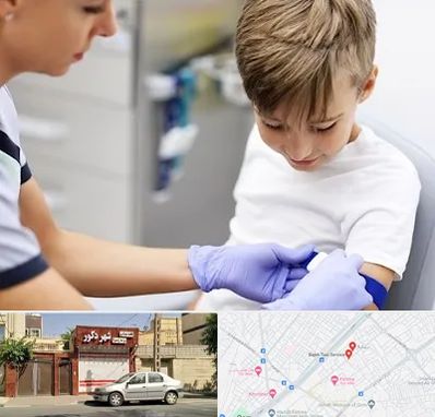 آزمایشگاه مخصوص کودکان در باجک قم