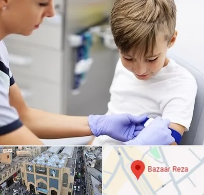 آزمایشگاه مخصوص کودکان در بازار رضا مشهد