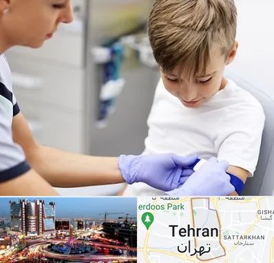 آزمایشگاه مخصوص کودکان در صادقیه 