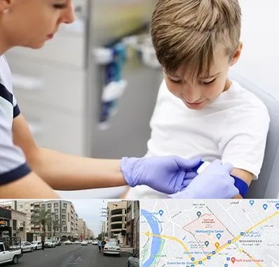 آزمایشگاه مخصوص کودکان در زیتون کارمندی اهواز