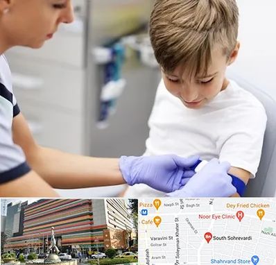 آزمایشگاه مخصوص کودکان در سهروردی 