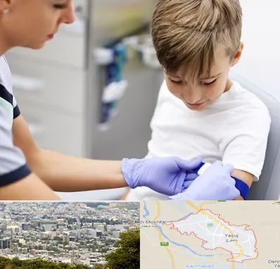 آزمایشگاه مخصوص کودکان در یاسوج