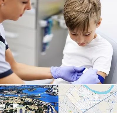 آزمایشگاه مخصوص کودکان در کوروش اهواز