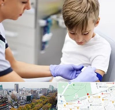 آزمایشگاه مخصوص کودکان در بلوار کشاورز 