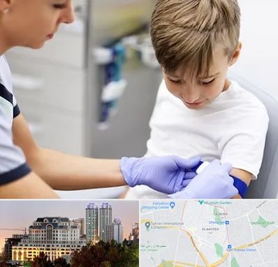 آزمایشگاه مخصوص کودکان در فرشته 