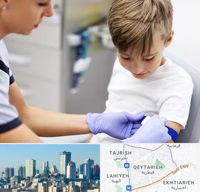 آزمایشگاه مخصوص کودکان در قیطریه 