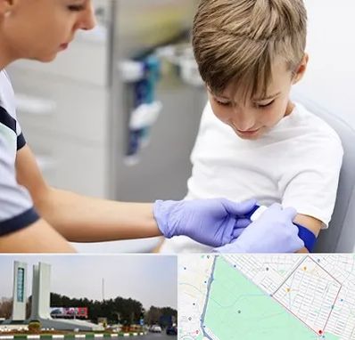 آزمایشگاه مخصوص کودکان در بلوار فلسیطین مشهد