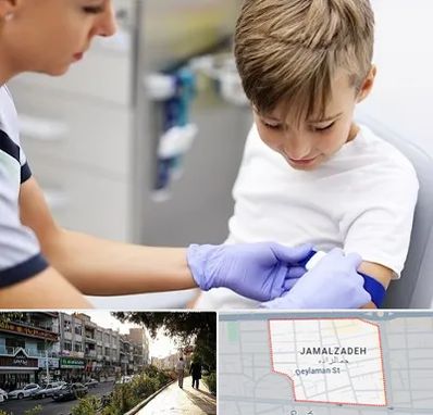 آزمایشگاه مخصوص کودکان در خیابان جمالزاده