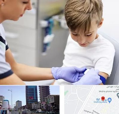 آزمایشگاه مخصوص کودکان در چهارراه طالقانی کرج