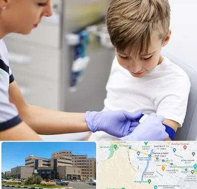 آزمایشگاه مخصوص کودکان در صیاد شیرازی مشهد