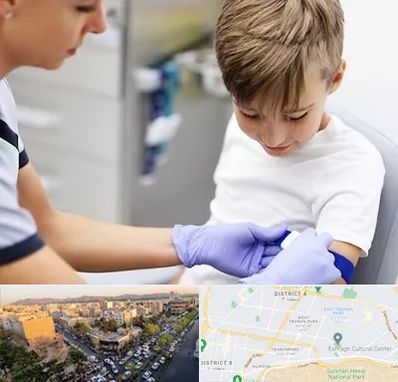 آزمایشگاه مخصوص کودکان در تهرانپارس 