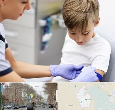 آزمایشگاه مخصوص کودکان در نظرآباد کرج