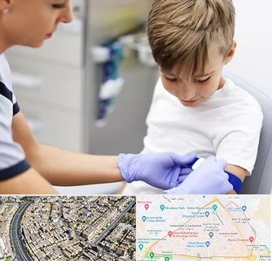 آزمایشگاه مخصوص کودکان در شهرک غرب مشهد