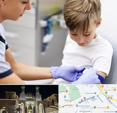 آزمایشگاه مخصوص کودکان در زرگری شیراز