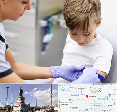 آزمایشگاه مخصوص کودکان در کارگر جنوبی 