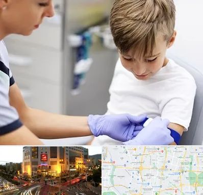 آزمایشگاه مخصوص کودکان در جنت آباد تهران 