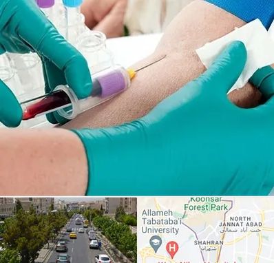 آزمایشگاه در منزل در شهران 