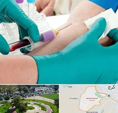آزمایشگاه در منزل در مهرشهر کرج 