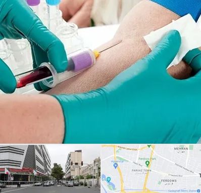 آزمایشگاه در منزل در بلوار فردوس 