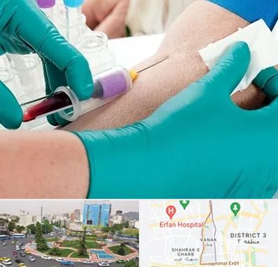 آزمایشگاه در منزل در ونک 