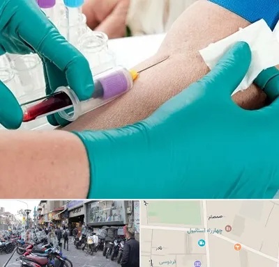 آزمایشگاه در منزل در چهارراه استانبول