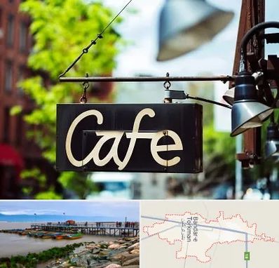 کافه در بندر ترکمن