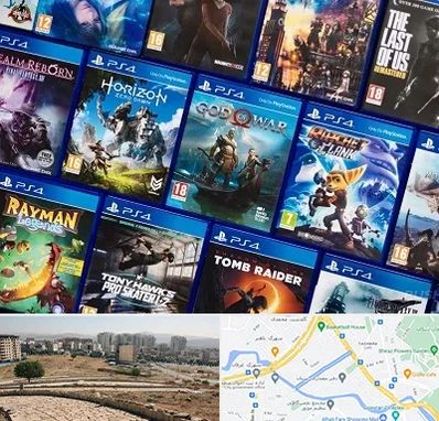 نصب بازی پلی استیشن PS4 در کوی وحدت شیراز