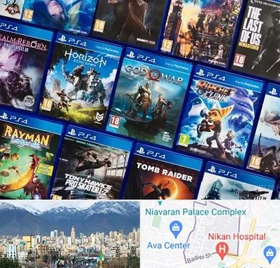 نصب بازی پلی استیشن PS4 در آجودانیه 