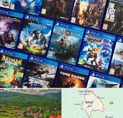 نصب بازی پلی استیشن PS4 در آمل