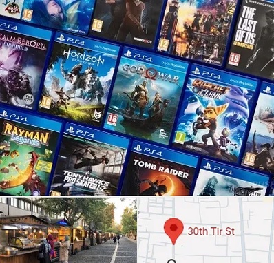 نصب بازی پلی استیشن PS4 در سی تیر