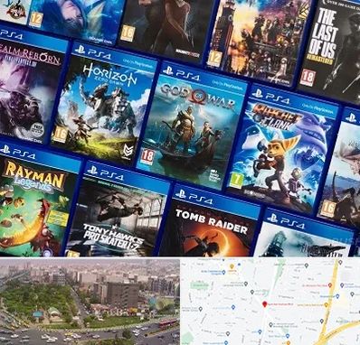 نصب بازی پلی استیشن PS4 در آیت الله کاشانی 