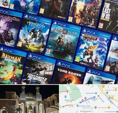 نصب بازی پلی استیشن PS4 در زرگری شیراز
