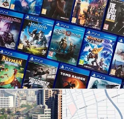 نصب بازی پلی استیشن PS4 در خیابان بهشتی