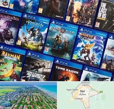 نصب بازی پلی استیشن PS4 در ساری