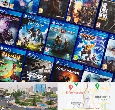 نصب بازی پلی استیشن PS4 در ونک 