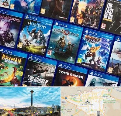 نصب بازی پلی استیشن PS4 در تهران