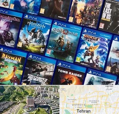 نصب بازی پلی استیشن PS4 در شمال تهران 