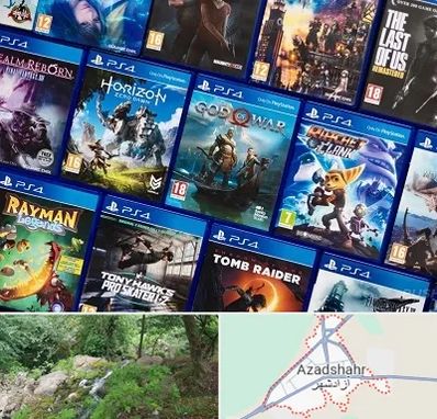 نصب بازی پلی استیشن PS4 در آزادشهر