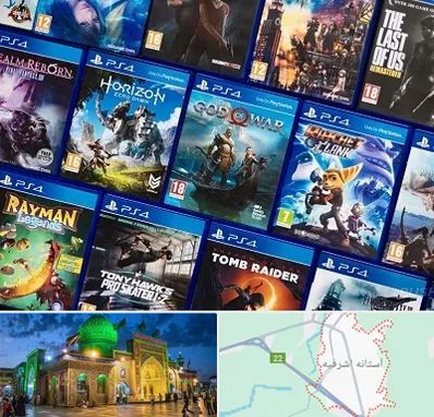 نصب بازی پلی استیشن PS4 در آستانه اشرفیه