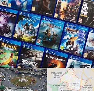نصب بازی پلی استیشن PS4 در فردیس کرج 
