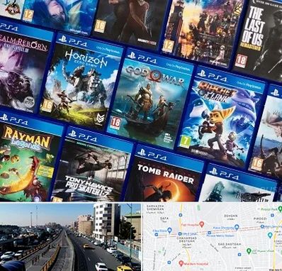 نصب بازی پلی استیشن PS4 در پیروزی 