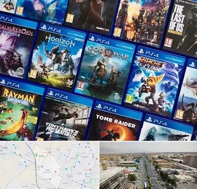 نصب بازی پلی استیشن PS4 در حصارک کرج