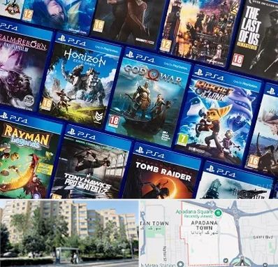 نصب بازی پلی استیشن PS4 در آپادانا
