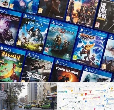 نصب بازی پلی استیشن PS4 در فاطمی 