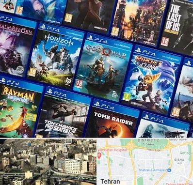 نصب بازی پلی استیشن PS4 در مرزداران 