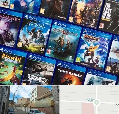 نصب بازی پلی استیشن PS4 در خزانه
