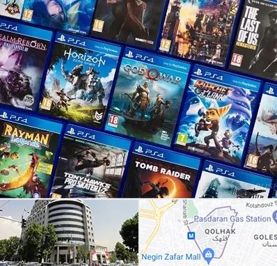 نصب بازی پلی استیشن PS4 در قلهک 