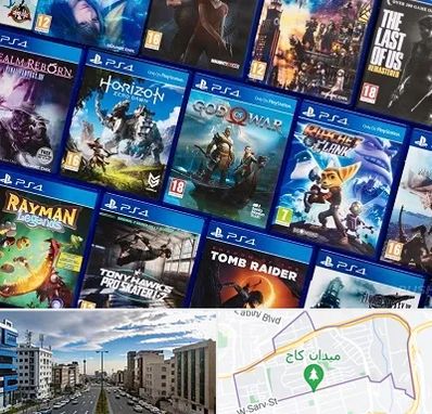 نصب بازی پلی استیشن PS4 در سعادت آباد 